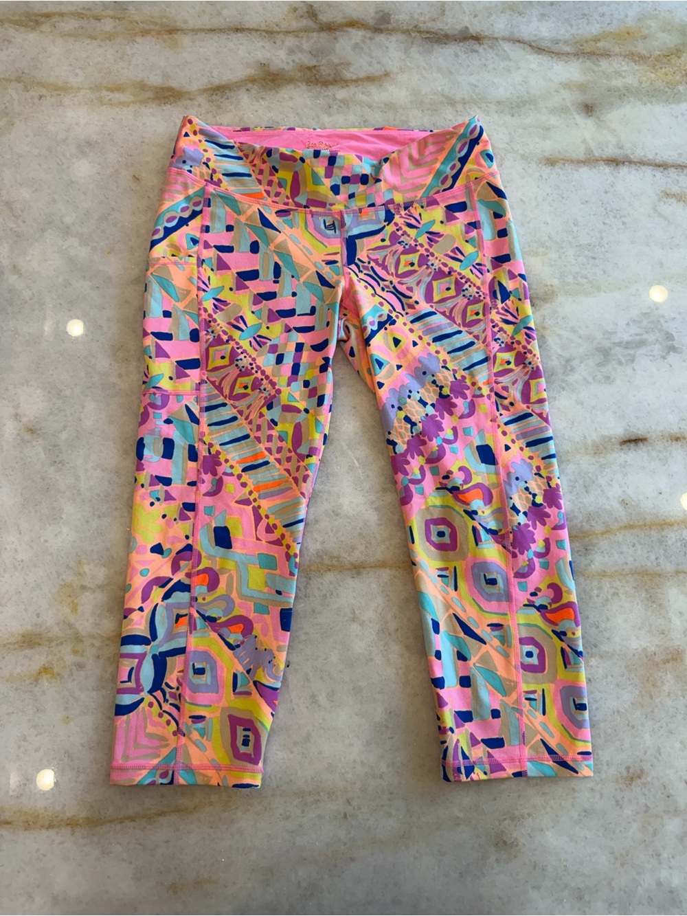 Lilly Pulitzer Luxletic Cropped Weekender Leggings - Sz L